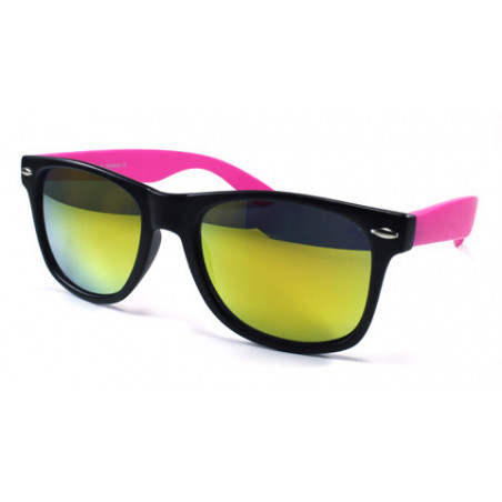 Revo Wayfarer Sonnenbrille Bicolor schwarz pink