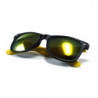 Revo Wayfarer Sonnenbrille Bicolor schwarz gelb