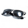 Swaggy Glitter Revo Wayfarer Sonnenbrille silver