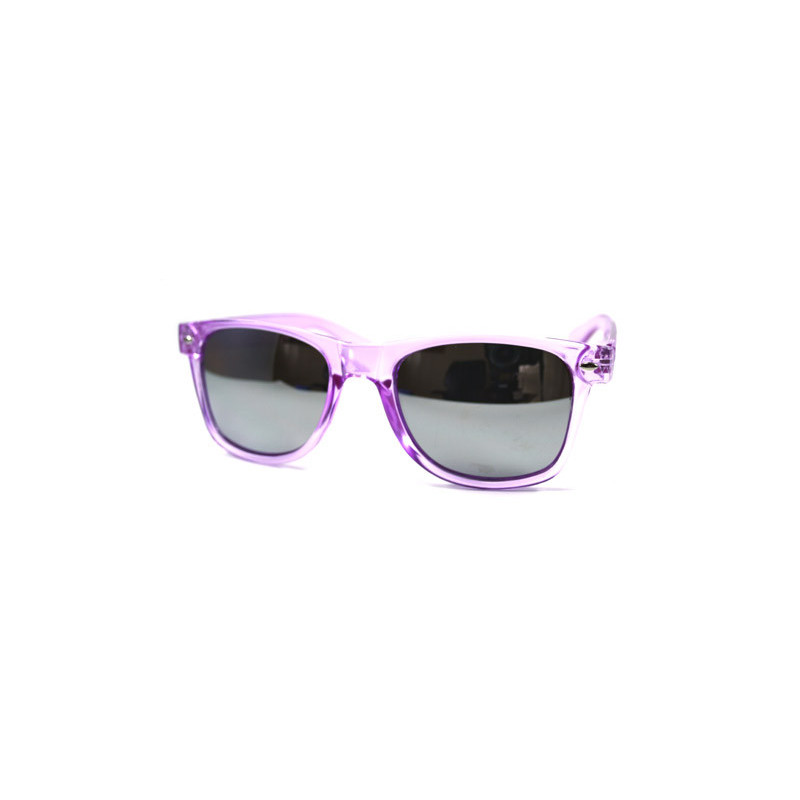Verspiegelte Wayfarer Sonnenbrille purple ice