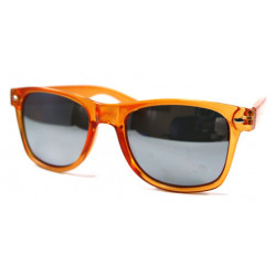 Verspiegelte Wayfarer Sonnenbrille orange ice