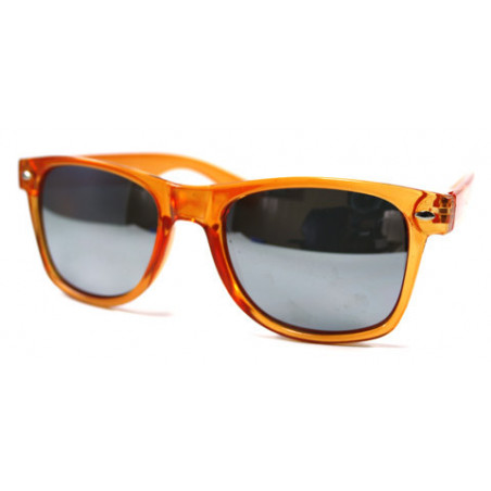 Verspiegelte Wayfarer Sonnenbrille orange ice