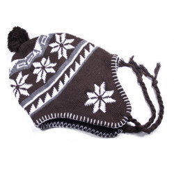 Chullo Wintermütze Beanie braun