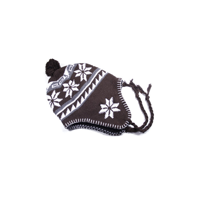 Chullo Wintermütze Beanie braun