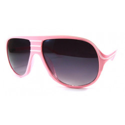 Nu Rave Retro Stripes Sonnenbrille rt37 pink