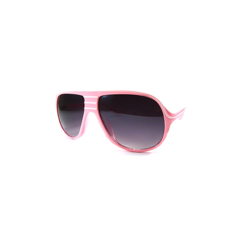 Nu Rave Retro Stripes Sonnenbrille rt37 pink