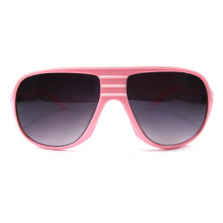 Nu Rave Retro Stripes Sonnenbrille rt37 pink