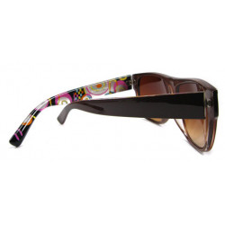 Damen Pop Art Mode Sonnenbrille DD Eyewear brown desert