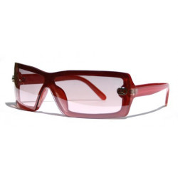 Casual Shield Designer Sonnenbrille pink-ruby