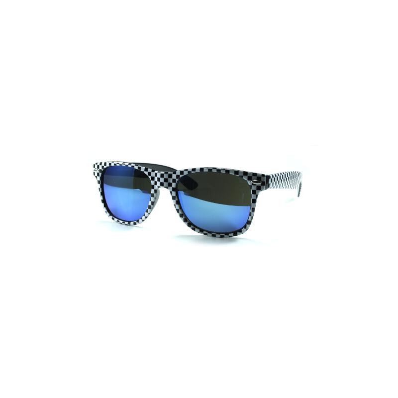 Wayfarer Sonnenbrille CHECKER revo blau