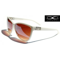 Damen Mode Vintage Sonnenbrille DD Eyewear desert white