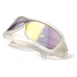 Shield Vintage Sonnenbrille Revo classic silver purple