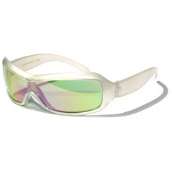 Shield Vintage Sonnenbrille Revo classic silver green