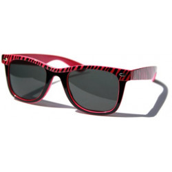 Blues Brothers Safari Soho Sonnenbrille Zebra Design pink