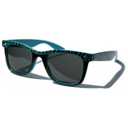 Blues Brothers Safari Soho Sonnenbrille Zebra Design blue