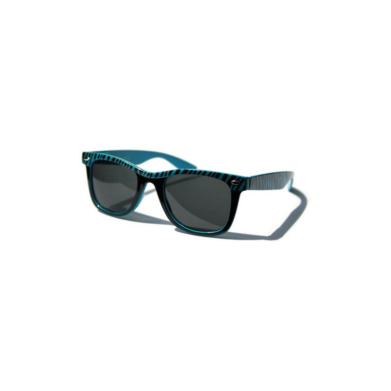 Blues Brothers Safari Soho Sonnenbrille Zebra Design blue