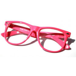 Nerd Brille Wayfarer Round Retro Sonnenbrille pink