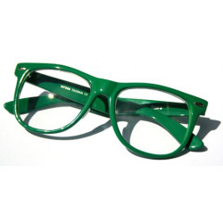 Nerd Brille Wayfarer Round Retro Sonnenbrille grün