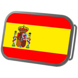 Länder Fan Gürtelschnalle Spanien Flagge