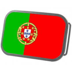 Länder Fan Gürtelschnalle Portugal Flagge