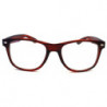 Nerd Brille Wayfarer Ice Stripe Clearlens red