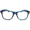 Nerd Brille Wayfarer Ice Stripe Clearlens blue