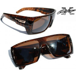 X-Loop® Square Fashion Sonnenbrille desert brown