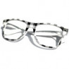 Nerd Lumberjack Brille Wayfarer Kultbrille white