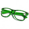 Nerd Lumberjack Brille Wayfarer Kultbrille green