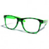 Nerd Lumberjack Brille Wayfarer Kultbrille green