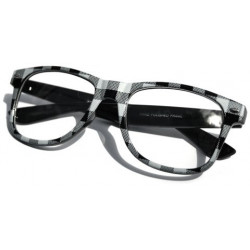 Nerd Lumberjack Brille Wayfarer Kultbrille black