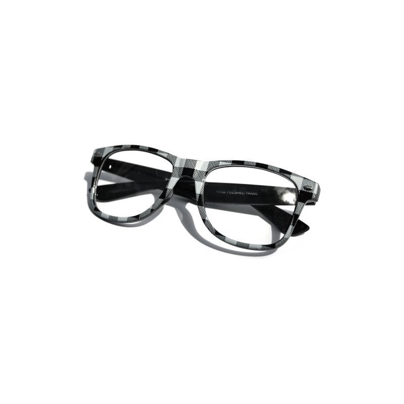 Nerd Lumberjack Brille Wayfarer Kultbrille black