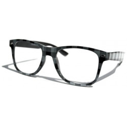 Nerd Lumberjack Brille Wayfarer Kultbrille black