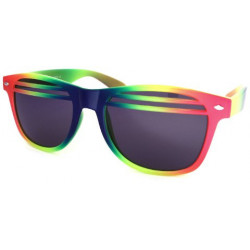 Glow Halb-Shutter Wayfarer Sonnenbrille NuRave yl-pink