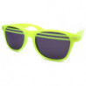 Glow Halb-Shutter Wayfarer Sonnenbrille smoke yellow