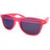 Glow Halb-Shutter Wayfarer Sonnenbrille smoke pink