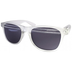 Glow Halb-Shutter Wayfarer Sonnenbrille smoke ice