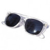 Elegance Wayfarer Sonnenbrille leicht verspiegelt smoke ice