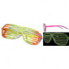 Glamour Shutter Shades Partybrille Glow in the Dark yellow