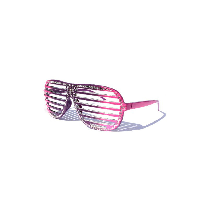 Glamour Shutter Shades Partybrille Glow in the Dark purple pk