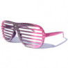 Glamour Shutter Shades Partybrille Glow in the Dark purple pk