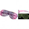 Glamour Shutter Shades Partybrille Glow in the Dark purple pk