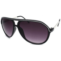 Stunner Hybrid Stripes Aviator Sonnenbrille ruby black