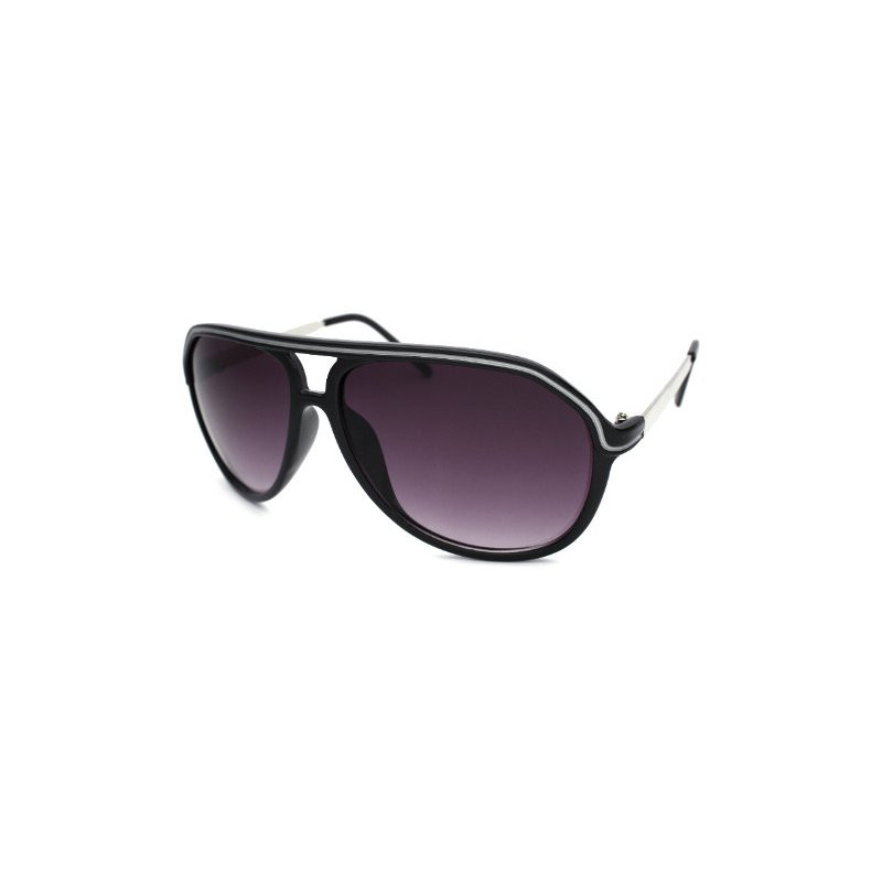 Stunner Hybrid Stripes Aviator Sonnenbrille ruby black