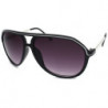 Stunner Hybrid Stripes Aviator Sonnenbrille ruby black