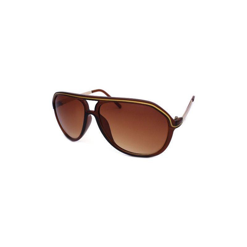 Stunner Hybrid Stripes Aviator Sonnenbrille liquid desert