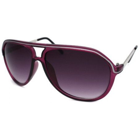 Stunner Hybrid Stripes Aviator Sonnenbrille liquid purple