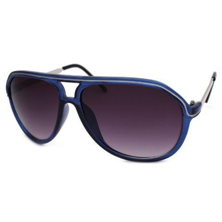 Stunner Hybrid Stripes Aviator Sonnenbrille liquid blue