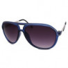 Stunner Hybrid Stripes Aviator Sonnenbrille liquid blue