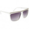 Lady Gaga Vintage Mode Sonnenbrille chain white ruby